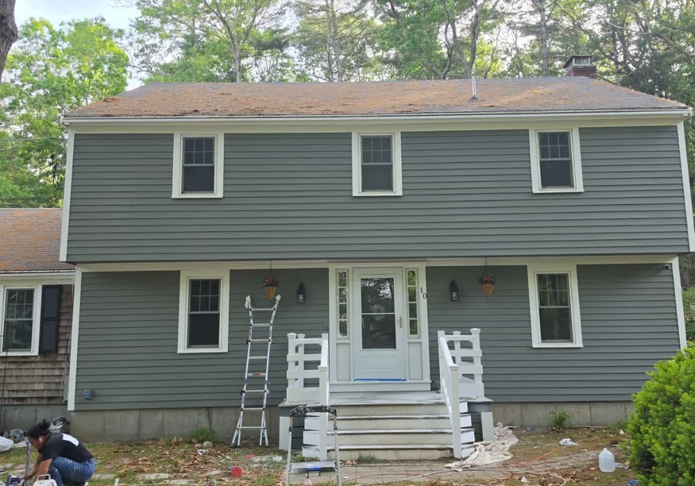 Exterior house painting in Massachusetts by WD Art Painting